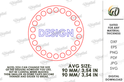 Macrame Coaster Laser Cut. Gift For Grandma SVG Product Image 2