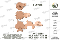 Wooden Fall Wall Decor Lasercut. Fall Wall Decor SVG Product Image 2