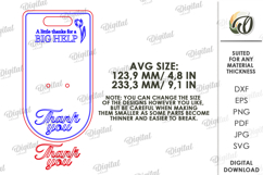 3D Gift Flower Holder Laser Cut. Bouquet Holder Card SVG Product Image 2