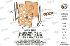 3D Mini Desktop Balance Game Laser Cut. Board Game SVG Product Image 2
