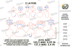 Fall garland Laser Cut. Fall Decor SVG Product Image 2