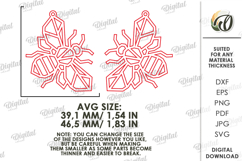 Geometric Earrings Laser Cut. Boho Dangle Earrings SVG Product Image 2