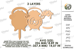 Halloween garden stake laser Cut. Halloween Decor SVG Product Image 2