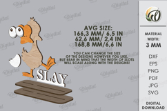 Funny Animal Stand Laser Cut. Stand Decor.Duck SVG Product Image 2