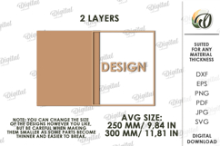 Botanical Line art decor Laser Cut. Wall Decor SVG Product Image 2