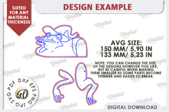 Frog Funny Decor Laser Cut. Cute Animal. Shelf Sitter SVG Product Image 2