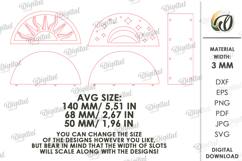 Wooden Napkin Holder Laser Cut. Decorative Napkin Holder SVG Product Image 2
