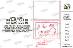 Summer Mini Sign Laser Cut . Summer Wall Decor SVG Product Image 2