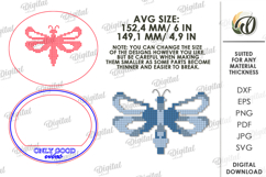 3D Embroidery Sign Laser Cut. Embroidery Pattern SVG Product Image 2