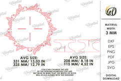 3D Wooden cake stand Laser Cut. Cake holder SVG Product Image 2
