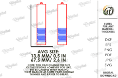 Boho Drop Earrings Laser Cut. Dangle Earrings SVG Product Image 2