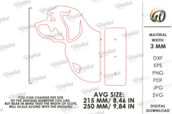 Dog Leash Holder Laser Cut. Dog Decor SVG Product Image 2