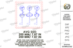 Crochet Basket Tray Base Laser Cut. Crochet Base SVG Product Image 2