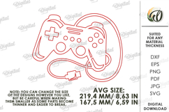 Gamer Wall Sign Laser Cut. Wall decor SVG Product Image 2