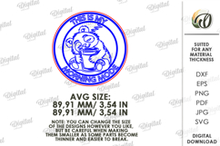 Funny Coaster Laser Cut. Funny Quote. Drink Coaster SVG Product Image 2