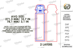 School Pencil Holder Laser Cut. Gift For School Kid SVG Product Image 2
