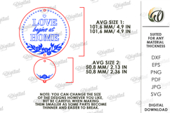 Personalized Family Wall Sign Laser Cut. Home Wall Decor DVG Product Image 2