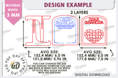 Grandparents Puzzle Frame Laser Cut. 3D Family Frames SVG Product Image 2
