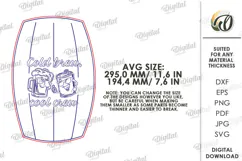Wall Mounted Beer Bottle Opener Laser Cut. Bar Decor SVG Product Image 2
