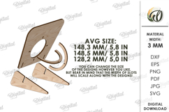 3D Sport Trophy Display Laser Cut. Display Stand SVG Product Image 2