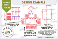 3D Home Garden Laser Cut. Garden Plant House SVG Product Image 4