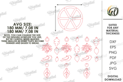 Autumn Mobile Laser Cut. Fall Hanging Home Decor SVG Product Image 2