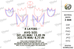 Easter Kids Croquet Hoop Laser Cut. Kids Game SVG Product Image 2