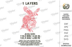 Native American Sign Laser Cut. Wall Decor SVG Product Image 2