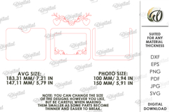 Mother's Day Photo Frame Laser Cut. Picture Frame SVG Product Image 2