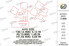 Valentine’s Day Figurine Laser Cut. Stand Decor SVG Product Image 2
