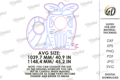 Easter Photo Booth Prop Laser cut. Easter SVG Product Image 2