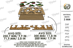 Wooden Puzzle Toy Laser Cut. Kids Montessori Toy SVG Product Image 2