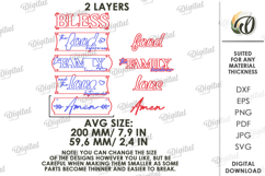 3D Rustic Wall Decor Laser Cut. Wall Hanger SVG Product Image 2