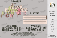 3D Spring Word Stand Laser Cut. Stand Decor SVG Product Image 2