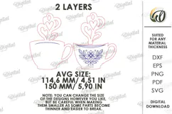 Farmhouse Kitchen Wall Decor Laser Cut. Wall Decor SVG Product Image 2