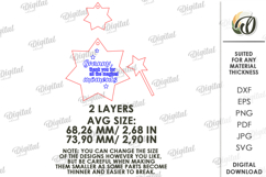 Mother's Day Keychain Laser Cut. Grandma Keyring SVG Product Image 2