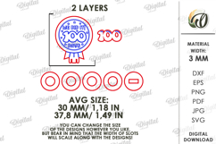 100 Days of School Pencil Topper Laser Cut. School SVG Product Image 2