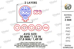 100 Days of School Pencil Topper Laser Cut. School SVG Product Image 2