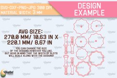 Wooden Tier Trays Laser Cut Bundle. Kitchen Home Decor SVG Product Image 2