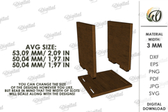 Christmas Napkin Holder Laser Cut. Kitchen Decor SVG Product Image 2