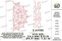 Personalized House Sign Laser Cut. House Number Plaque SVG Product Image 2