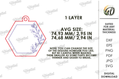 Wedding Dress Hanger Charm Laser Cut. Dress Hanger Tag SVG Product Image 2