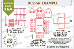 3D Home Garden Laser Cut. Garden Plant House SVG Product Image 4