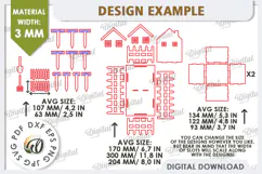 3D Home Garden Laser Cut. Garden Plant House SVG Product Image 4