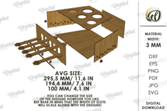 3D Cat Toy Box Laser Cut. Cat Puzzle Toy Box SVG Product Image 2