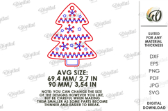 Christmas Stich Ornament Laser Cut. Embroidery Patterns SVG Product Image 2
