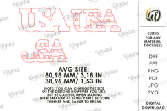 4th of July Tiered Tray Decor. USA SVG Product Image 2