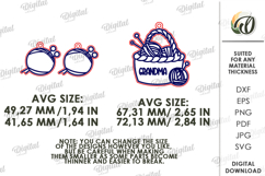 Personalized Family Keychain Laser Cut. Family Keychain SVG Product Image 2