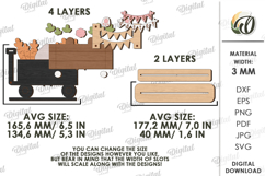 3D Easter Stand Laser Cut. Easter Stand Decor SVG Product Image 2