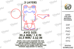 Farm Animal Magnet Laser Cut. Fridge Magnet. Frog SVG Product Image 2